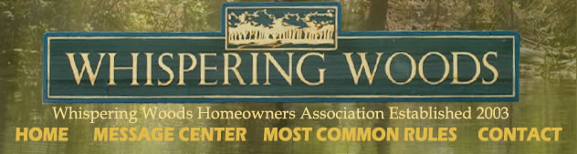 Whispering Woods Homeowners Association